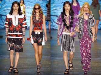 Anna Sui Spring/Summer 2016 fashion