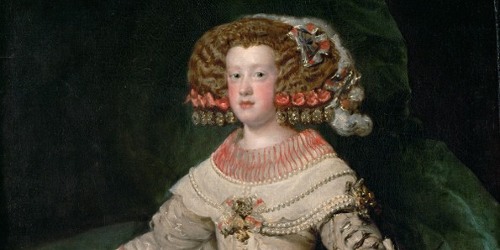 The infanta Maria Theresa aged 14